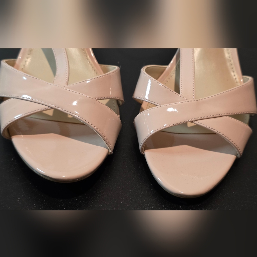 Calvin Klein Nude Strappy Heels - Picture 3 of 6